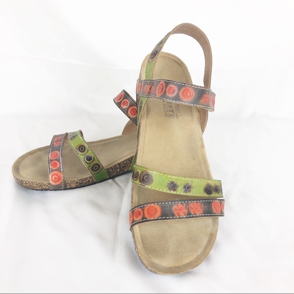 L’Artiste Spring Step Shoes - L’Artiste Spring Step Amaryllis Leather Sandal 40